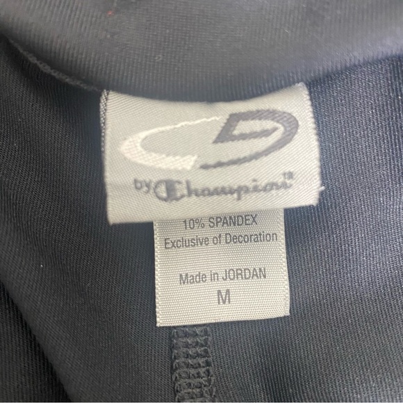 Champion Women’s Athletic Skorts M Black White w/White Stripe Shorts Skirt - Picture 6 of 11